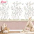Papel de Parede Jardim e Acabamento Boiserie Sob Medida por m²