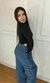 Calça jeans cargo na internet