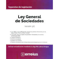 Separatas Ley General De Sociedades 3.6 N25 - Separatas