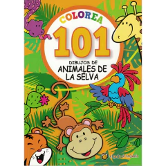 Colorea 101 Dibujos De Animales De La Selva