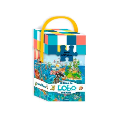 Mi Libro De Lobo Con Puzle: El Lobo Que Soñaba Con El Océano - Los Editores De Auzou