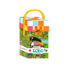 Mi Libro De Lobo Con Puzle: El Lobo Que Queria Festejar Su Cumpleaños - Los Editores De Auzou