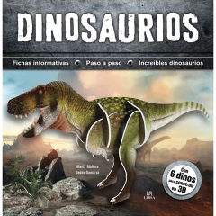Dinosaurios + 6 Dinos P/Construir 3D - Mañeru Maria