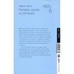Prohibido Suicidarse En Primavera - Casona Alejandr - comprar online