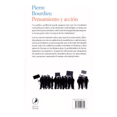 Pensamiento Y Accion - Bourdieu Pierre - comprar online
