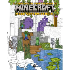 Minecraft Modo Supervivencia - Libro Oficial Para Colorear - Ramon Valentin