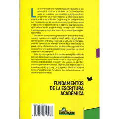Fundamentos De La Escritura Académica - Avendaño Fernando - Sarro Damián L. - comprar online