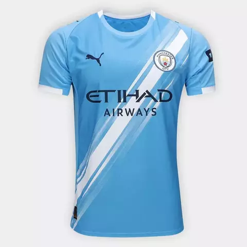 Camisa Manchester City I 2025/2026 Azul - Masculina Torcedor - comprar online