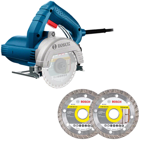 Sierra De Marmol En Seco Gdc 150 1500w + 2 Discos 125mm Bosch