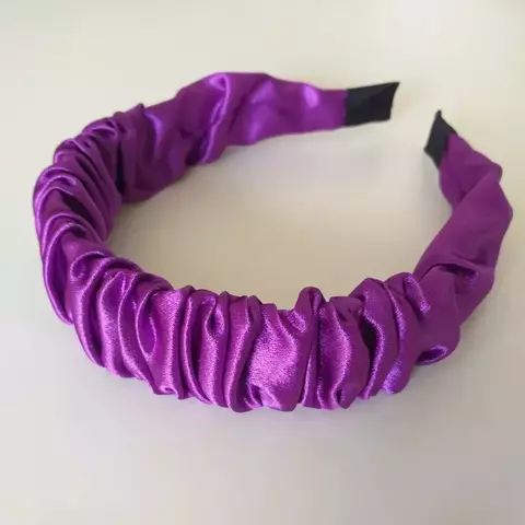 Cintillo Arrugado Morado