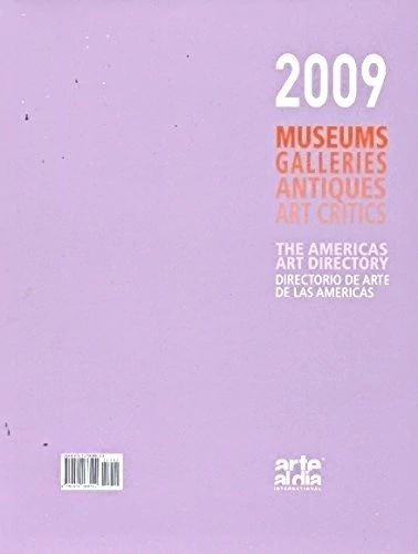 2009 DIRECTORIO DE ARTE DE LAS AMERICAS