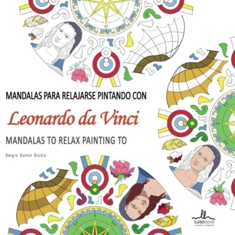 MANDALAS LEONARDO DA VINCI PARA RELAJARSE PINTANDO