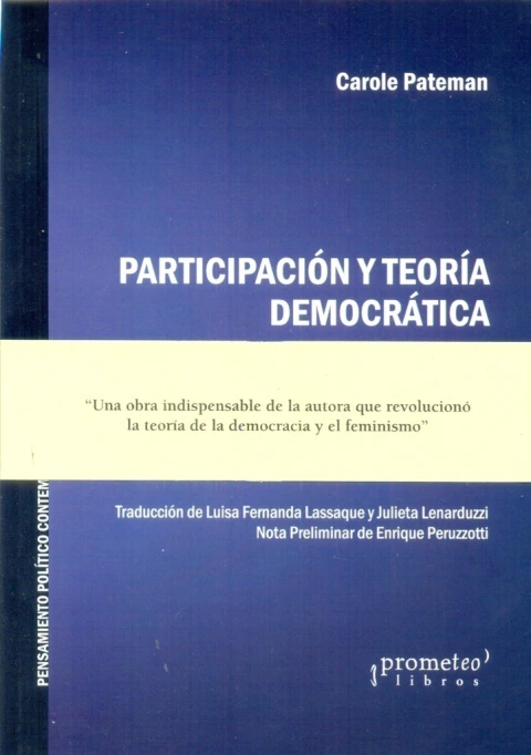 PARTICIPACIÓN Y TEORIA DEMOCRATICA