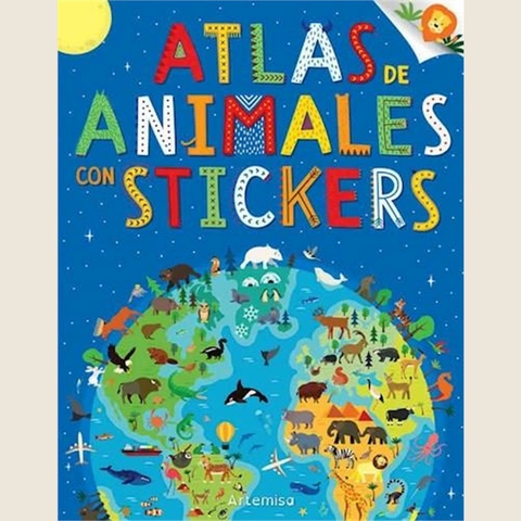 ATLAS DE ANIMALES CON STICKERS - ARTEMISA