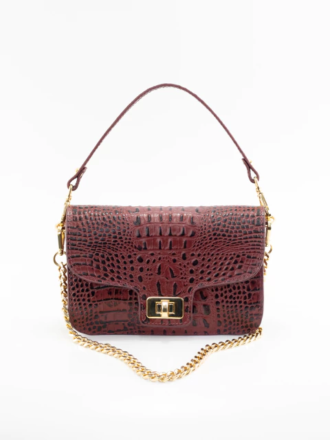 BOLSA SHOULDER BAG CROCO CATARINA - comprar online