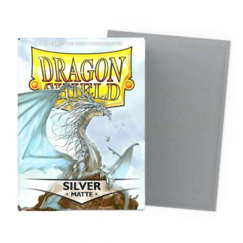 Dragon Shield: Matte Sleeves Standard Size - Varios Colores – Micas Protectoras 100 Piezas - Los Nautas