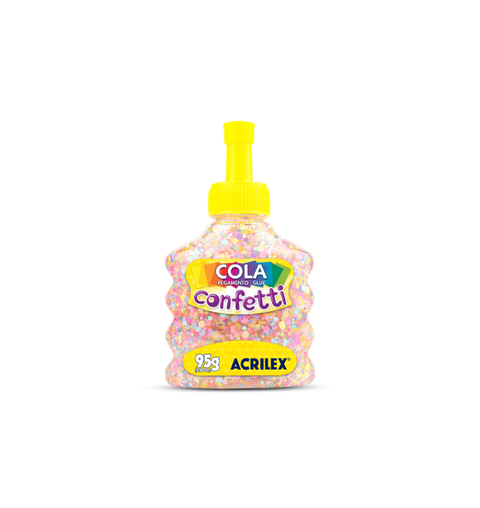 COLA CONFETTI 95G ALGODAO DOCE ACRILEX