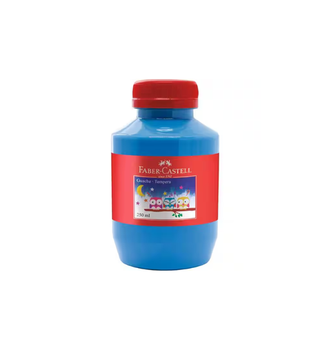 TINTA GUACHE 250ML AZ CL FABER CASTELL