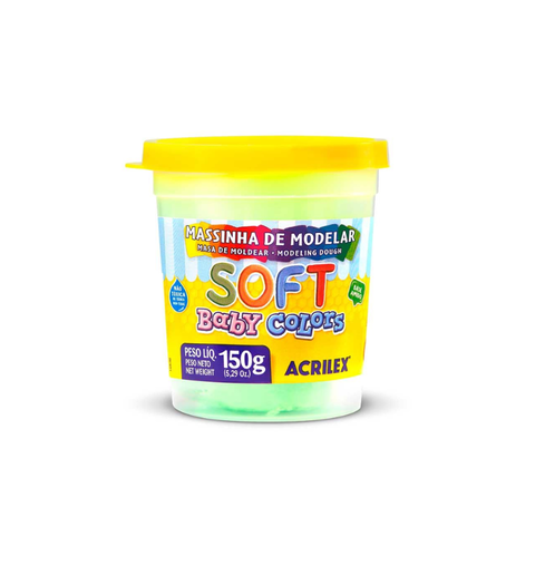 MASSA MODELAR SOFT 150G VD BEBE ACRILEX