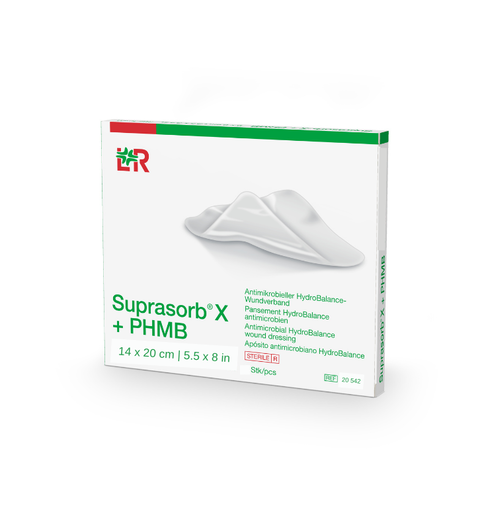 CURATIVO ANTIMICROBIANO PHMB 14X20 SUP-X