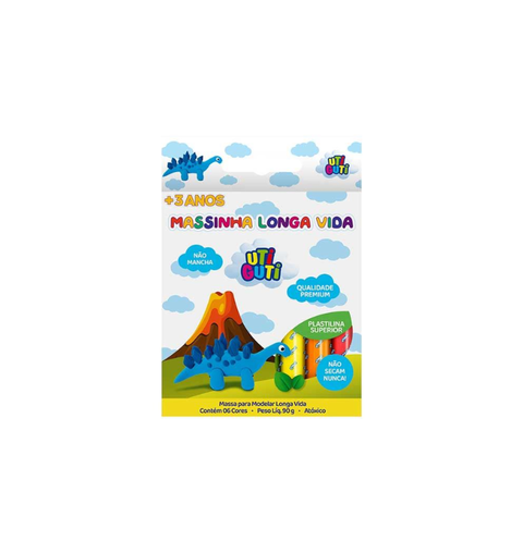 MASSA MODELAR 06 CORES LONGA VIDA UTI