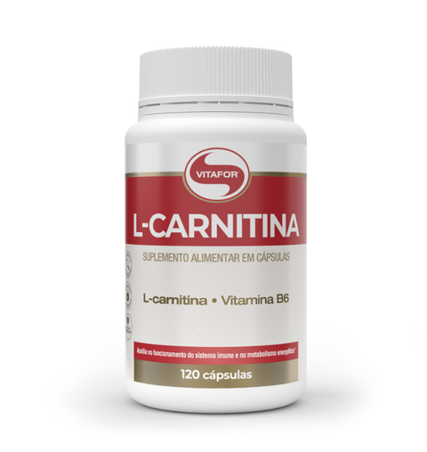 L-CARNITINA 120 CAPS 530MG VITAFOR