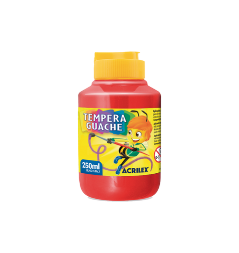 TINTA GUACHE 250ML VM FOGO ACRILEX