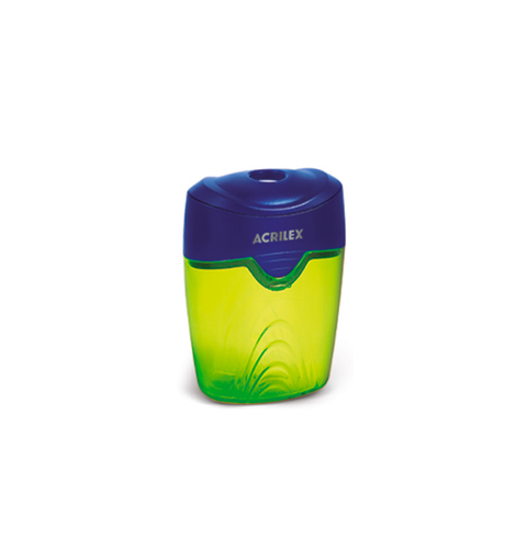 APONTADOR C/DEPOSITO OVAL COLOR ACRILEX