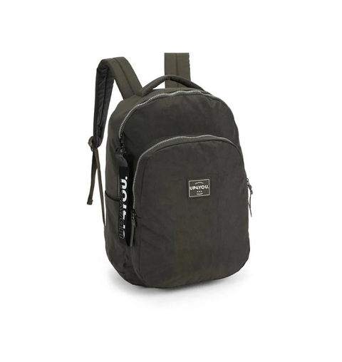 MOCHILA ESCOLAR UP4YOU CINZA MAXLOG