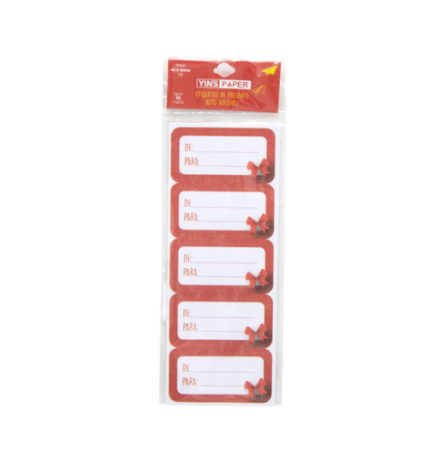 ETIQUETA AUTOADESIVA PRESENTE 40X20MM