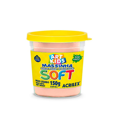 MASSA MODELAR SOFT 150G AMARELO PESSEGO