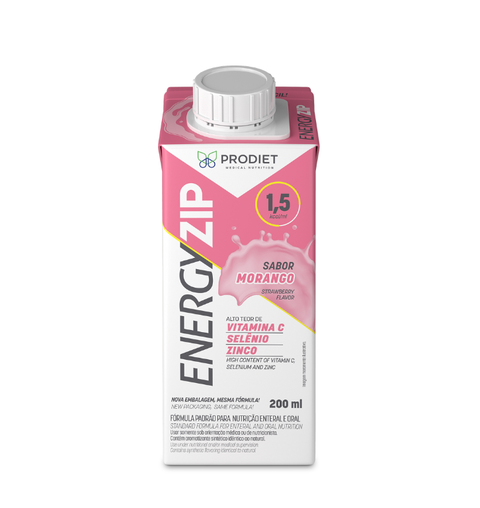 ENERGY ZIP 1.5 200ML MORANGO PRODIET