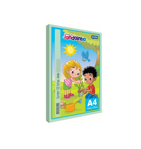 PAPEL 75 GM2 210X297 A4 VD 100FL JANDAIA