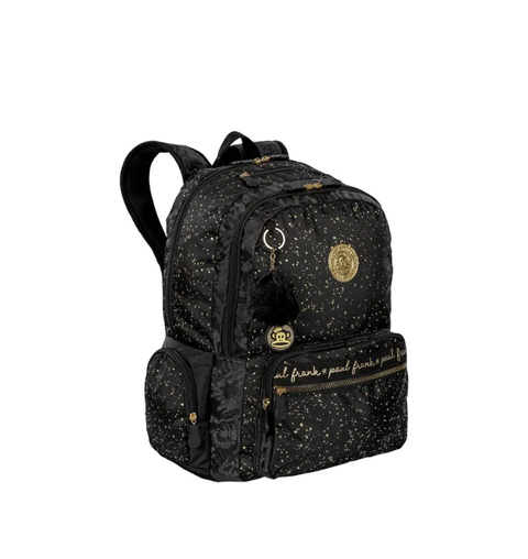 MOCHILA 2COMP PAUL FRANK STYLES BLACK