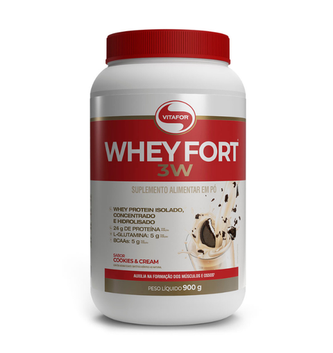 WHEY FORT 3W 900G COOKIES+CREAM VITAFOR