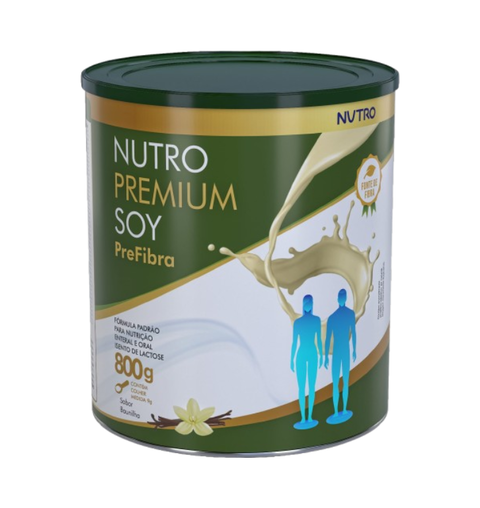 NUTRO PREMIUM SOY PREFIBRA 800G BAUNILHA