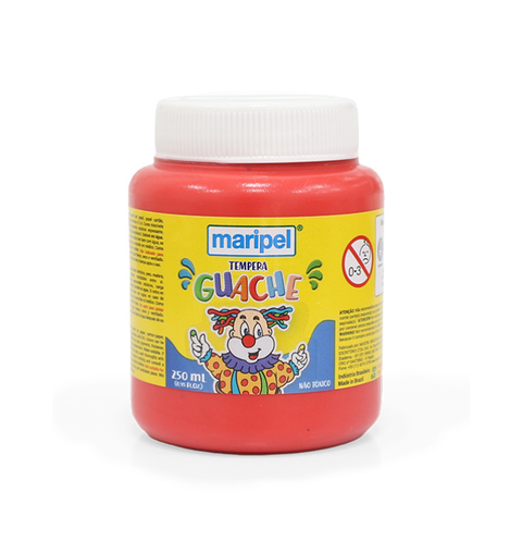 TINTA GUACHE 250ML VERMELHO MAXCRIL