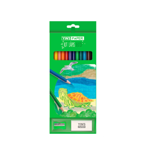 LAPIS DE COR 12 COR C/APONT+ BORR+2 LAP