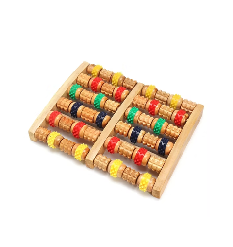 MASSAGEADOR P/PES EM MADEIRA SUPERMEDY