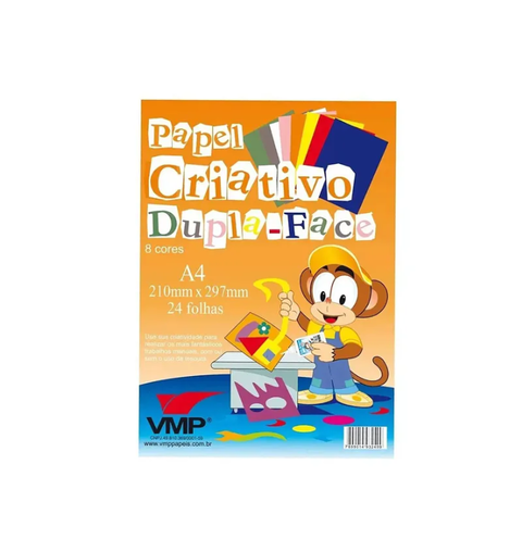 PAPEL CRIATIVO COLORSET A4 24FL 8COR VMP