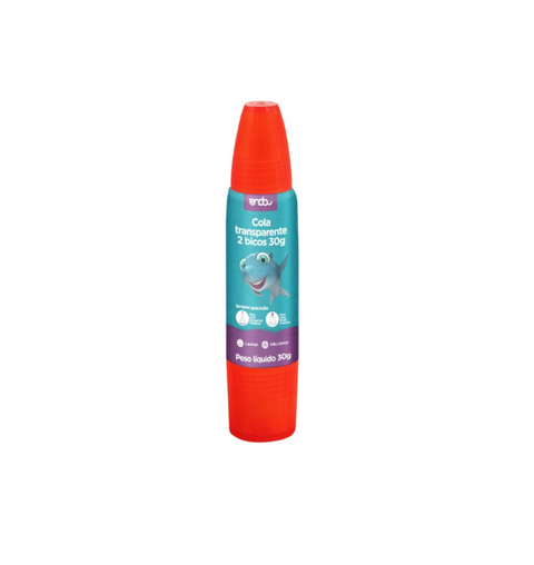 COLA TRANSPARENTE 30G 2 BICOS ONDA