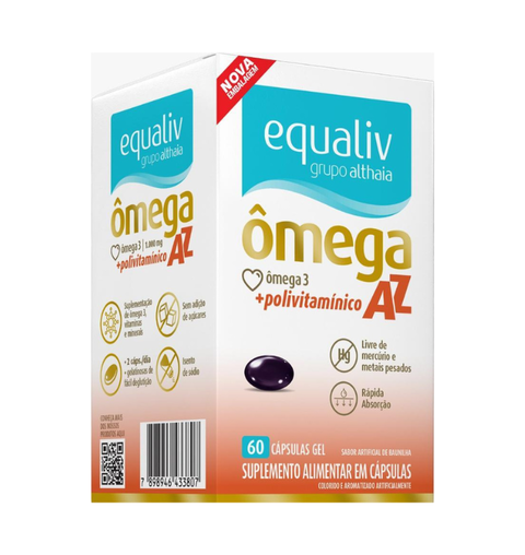 OMEGA 3 POLIVITAMIN A-Z 60 CAPS EQUALIV