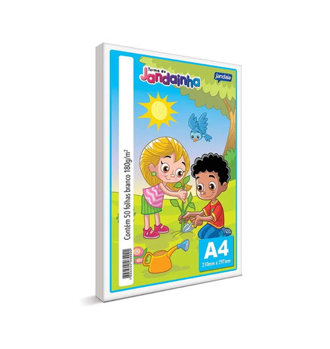 PAPEL 180 GM2 210X297 A4 BC 50FL JANDAIA
