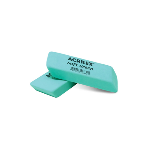 BORRACHA SOFT GREEN VERD ACRILEX
