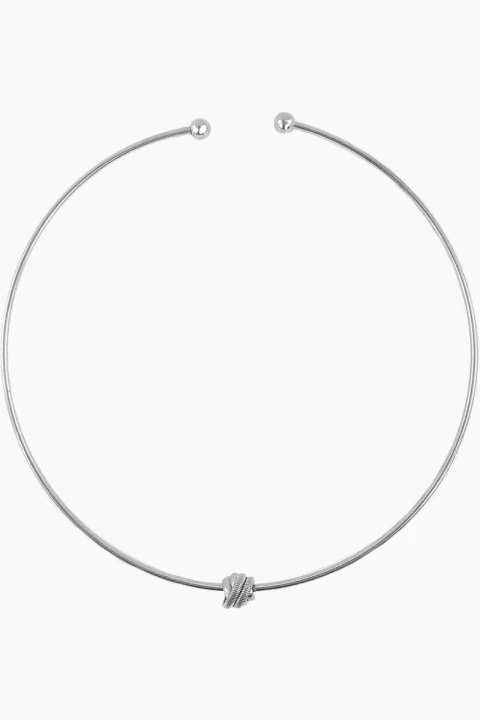Choker Aro Com Pingente Prateado - comprar online