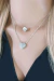 colar gargantilha pontinho de luz colar com pedra zirconia unica colar com fio transparente sweet lucy