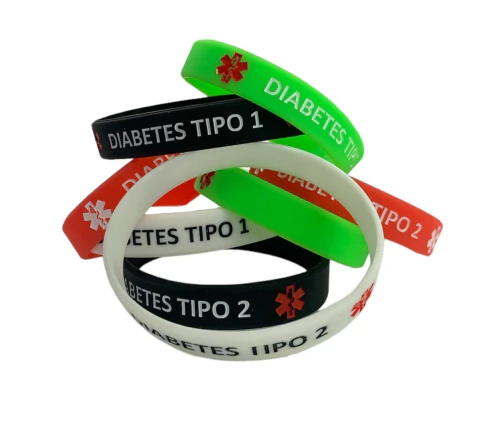 Pulseira Adulto de Identificação Alerta Médico Diabetes - comprar online
