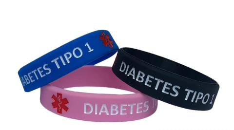 Pulseira Infantil de Identificação Alerta Médico Diabetes