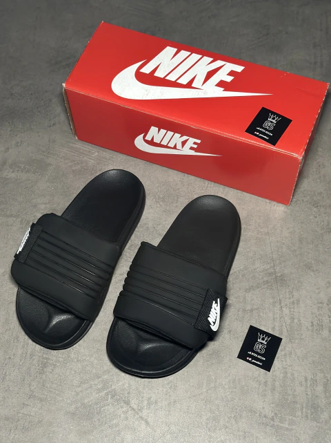 SLIDE NK VELCRO - PRETO