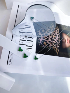 CONJUNTO CORAÇÃO ESMERALDA EDUARDA - comprar online